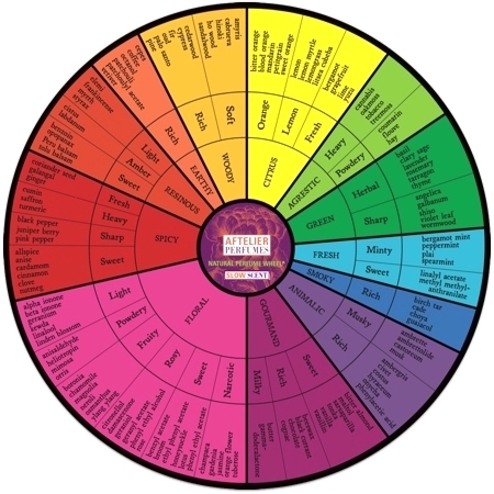 understanding scent profiles wheel